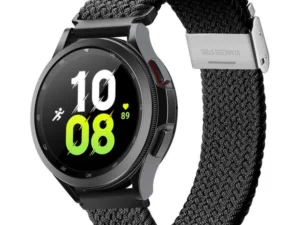 DUX DUCIS strap MIXTURE II stretchable braided 22 mm black