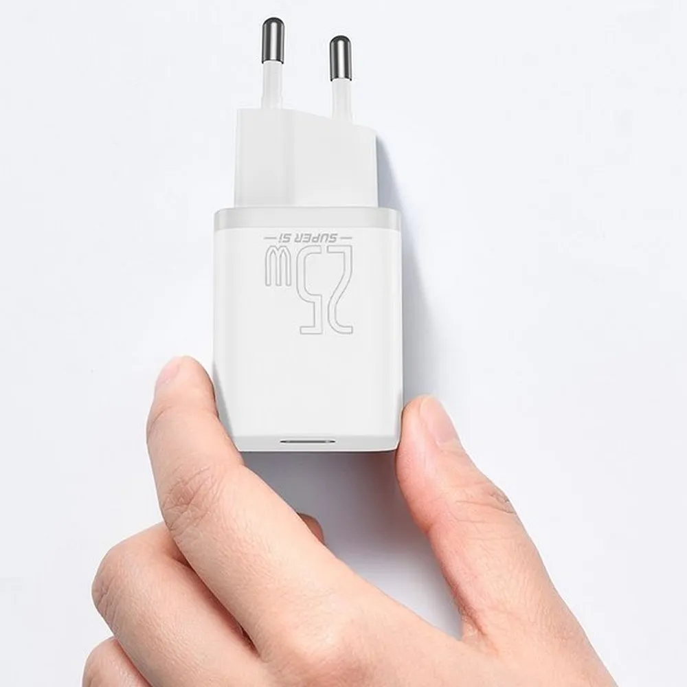 BASEUS charger Type C + cable Type C to Type C PD QC3.0 3A 25W TZCCSUP-L02 white - Image 10