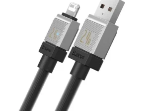 BASEUS cable USB A to Lightning 2,4A Coolplay CAKW000401 1 m black
