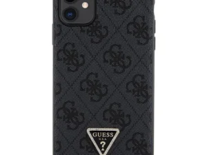 GUESS case for IPHONE 11 GUHCN61P4TDSCPK (Leather Metal Logo Strass Crossbody) black