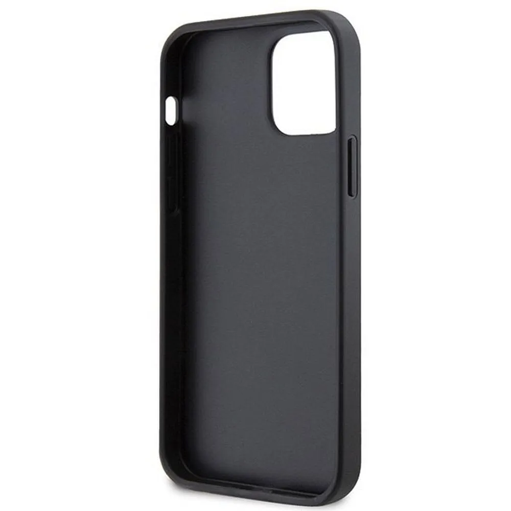 GUESS case for IPHONE 12 / 12 Pro GUHCP12MP4TDSCPK (Metal Logo Starss Crossbody) black - Image 8
