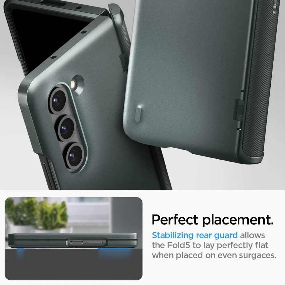 SPIGEN Slim Armor Pro case for SAMSUNG Z FOLD 5 abyss green - Image 17