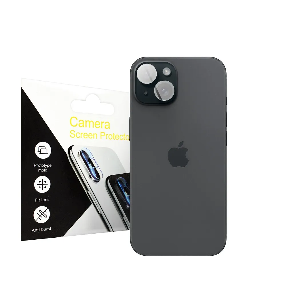 Edzett üveg kameraobjektívhez – Apple iPhone 15 Plus-hoz