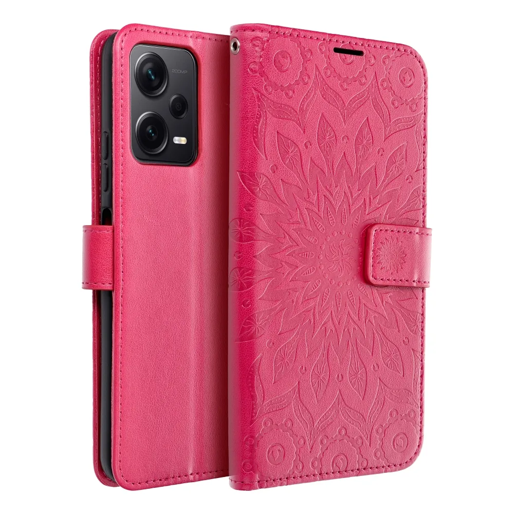 MEZZO Book case for XIAOMI Redmi Note 12 Pro 5G mandala magenta - Image 2