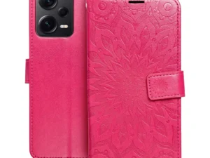 MEZZO Book case for XIAOMI Redmi Note 12 Pro 5G mandala magenta