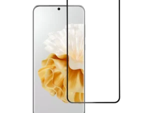 Tempered Glass Blue Star  - HUA P60 Pro (full glue/small size) - black Tempered Glass Blue Star
