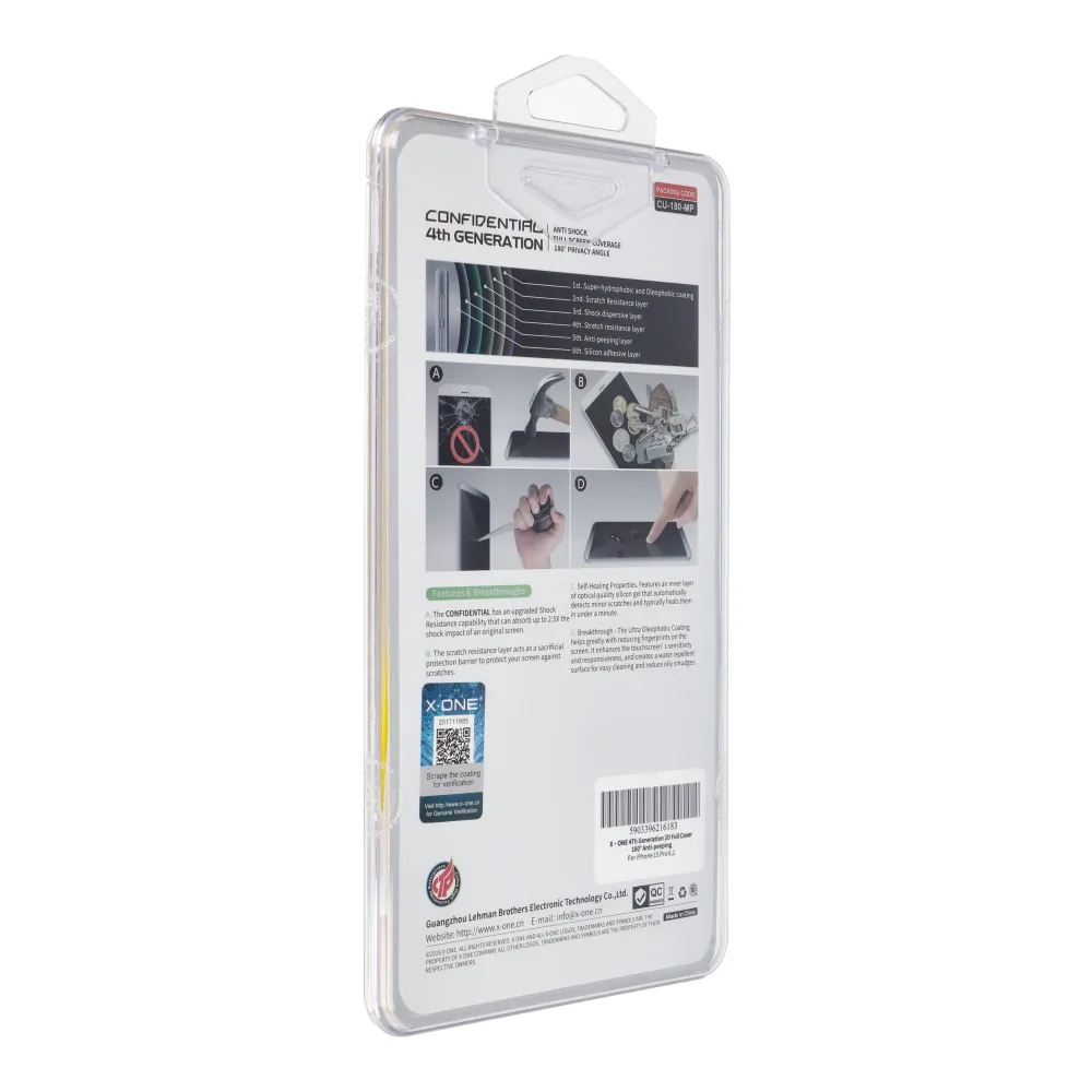 X-ONE Extreme Shock Eliminator 4th gen. Privacy - for iPhone 15 Pro - Image 2