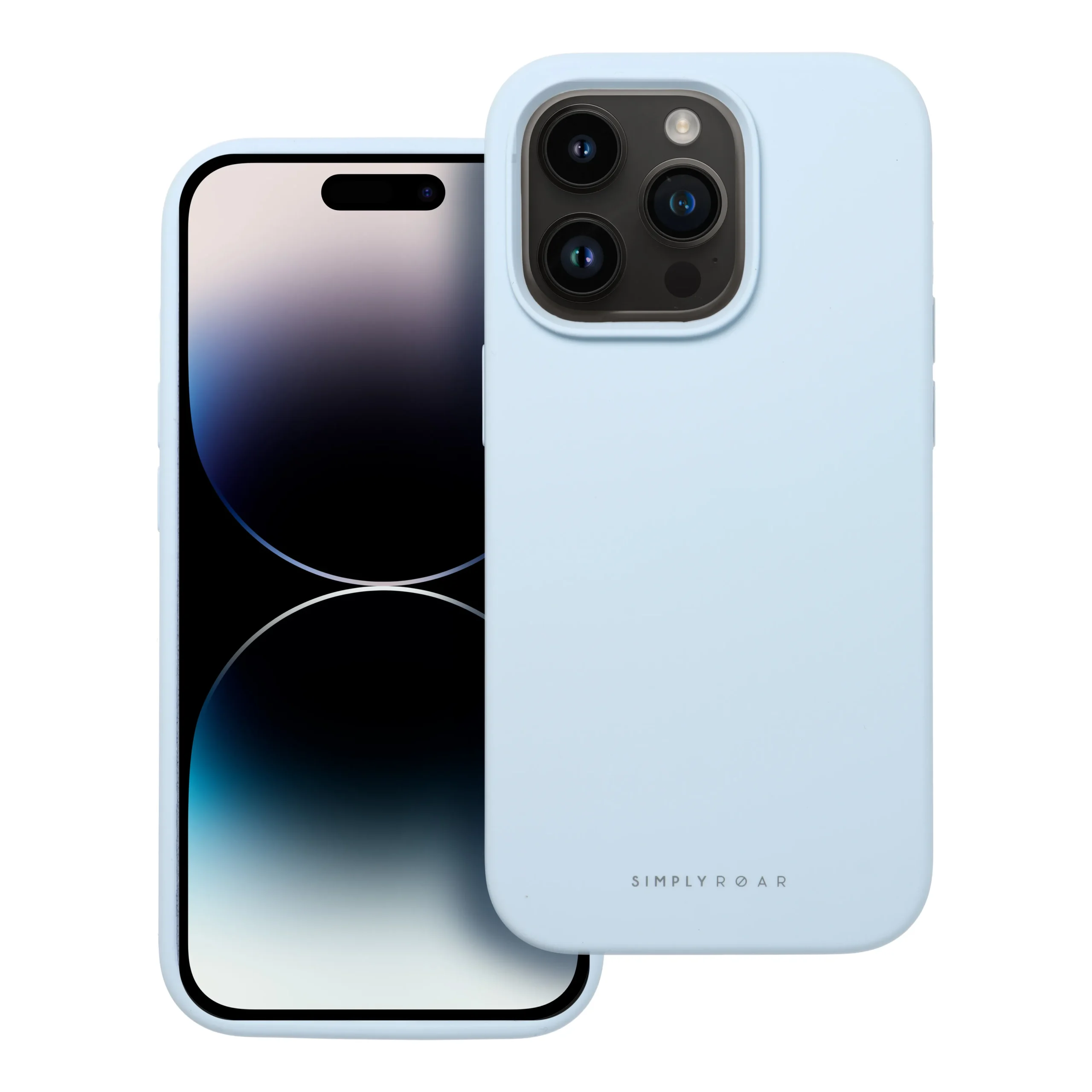 Roar Cloud-Skin Case - for iPhone 14 Pro Light Blue - 3. kép