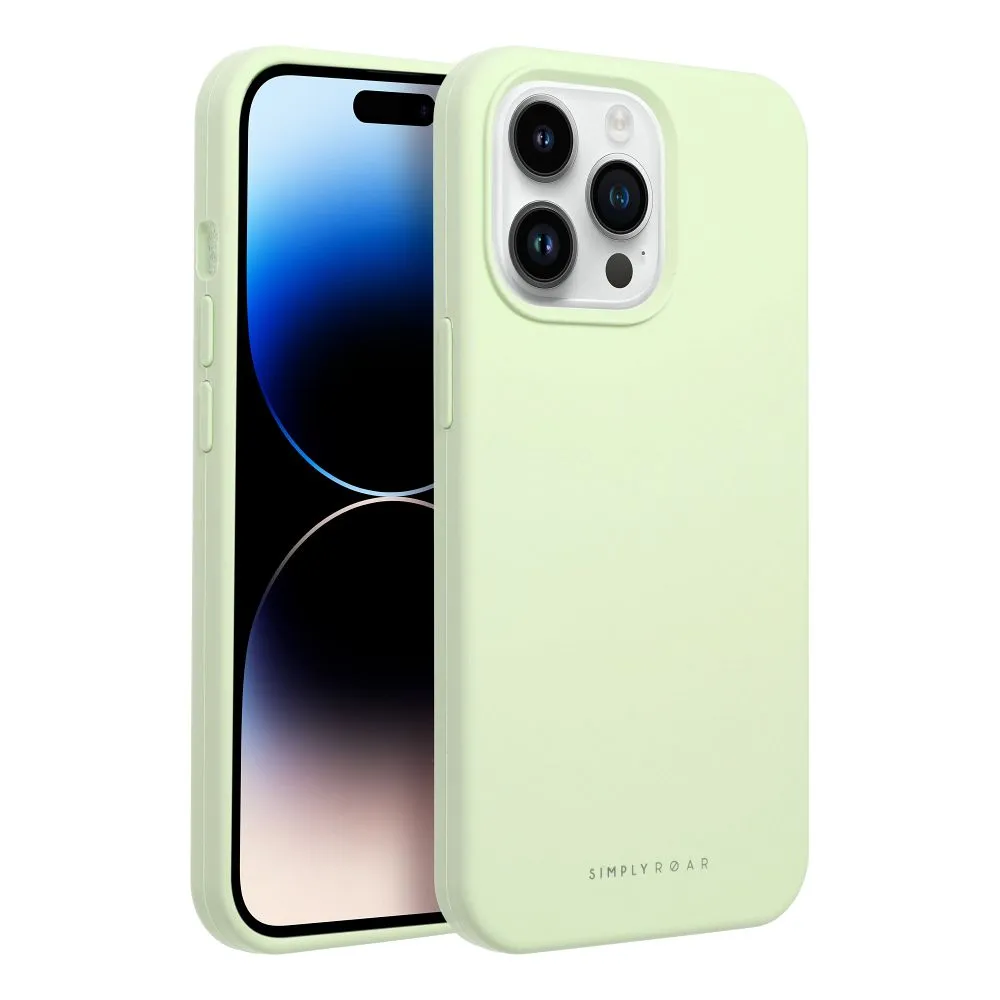Roar Cloud-Skin Case - for iPhone 14 Pro Max Light green - 14. kép