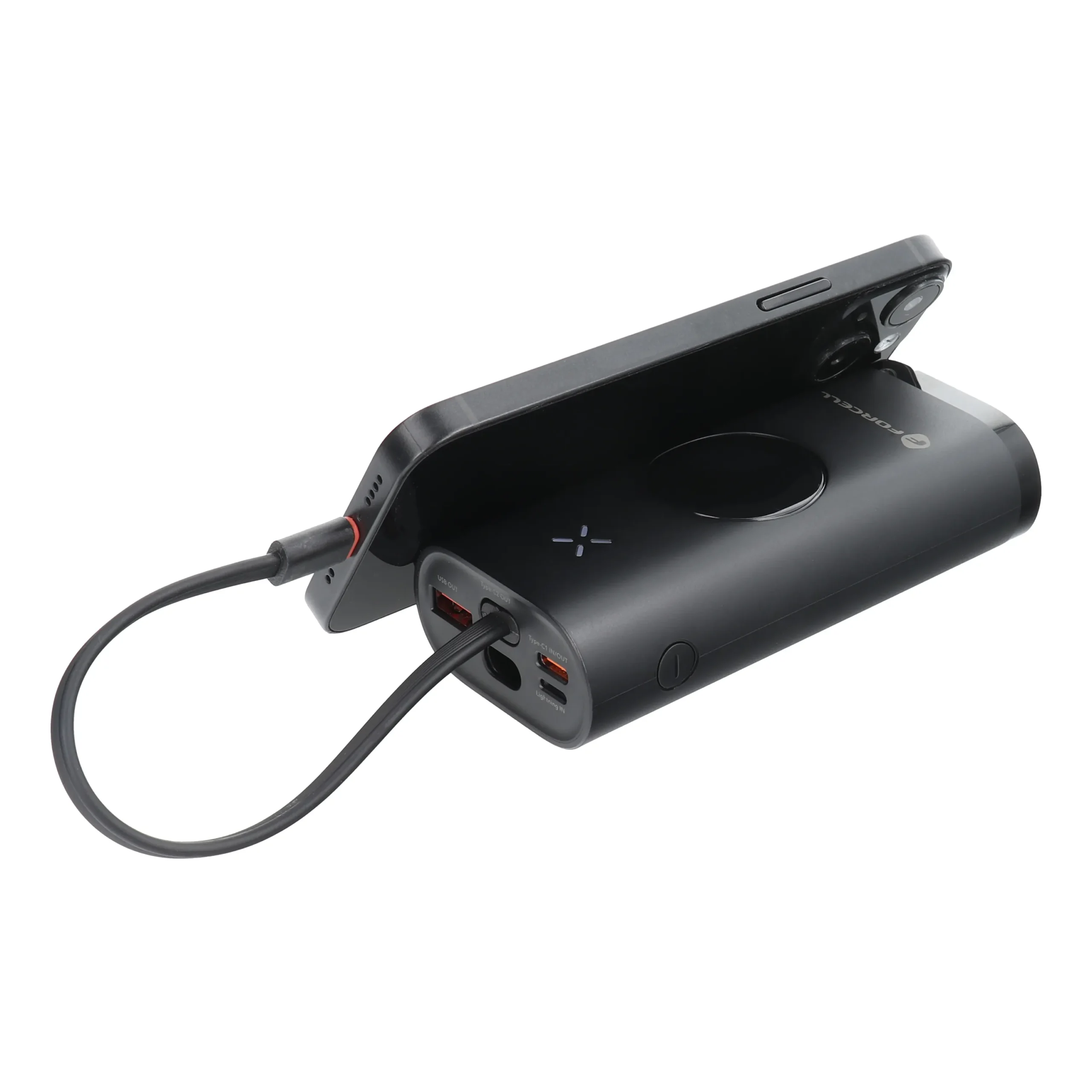 FORCELL F-ENERGY F10k1 powerbank compatible with Apple Watch PD QC3.0 5A 22,5W 10 000 mAh black - Image 4