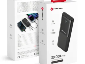 FORCELL F-ENERGY S20k1 powerbank 2,4A 20 000 mAh black