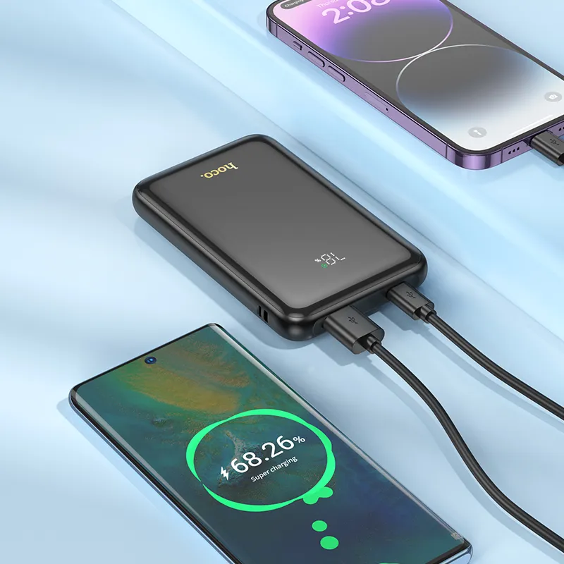 HOCO powerbank 10 000mAh PD QC3.0 3A 22,5W Q21 black - Image 3