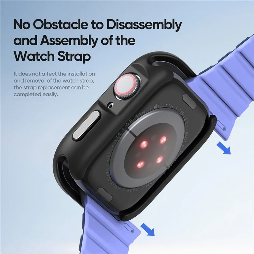 DUX DUCIS case BAMO for Apple Watch 7 / 8 / 9 45 mm black grey - Image 5