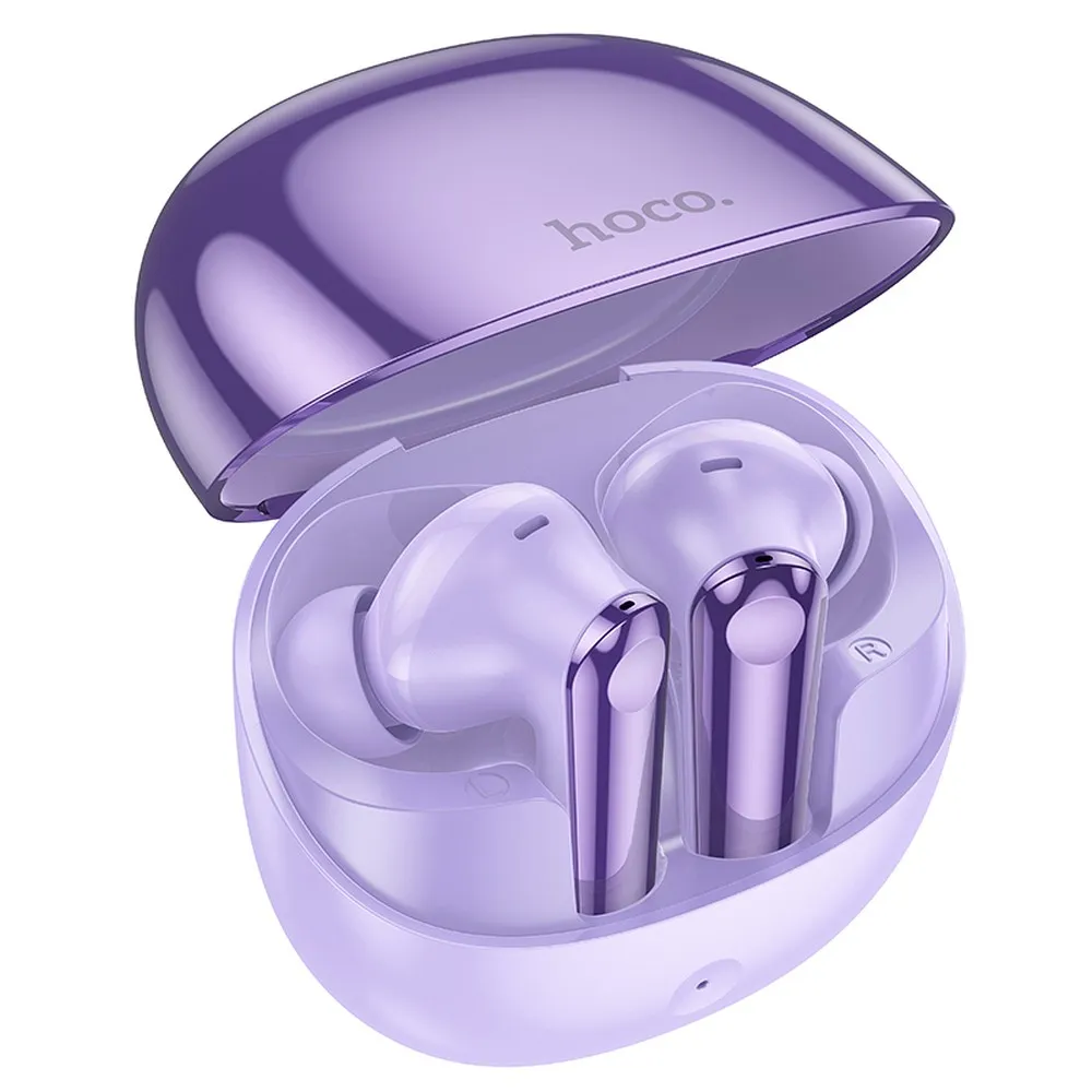 HOCO wireless bluetooth earphones TWS EQ11 purple - Image 2