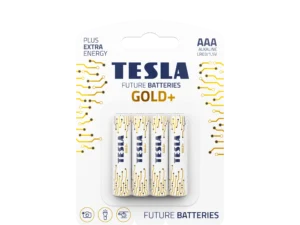 TESLA alkaline battery R3 (AAA) GOLD+ [4x120] 4 pcs