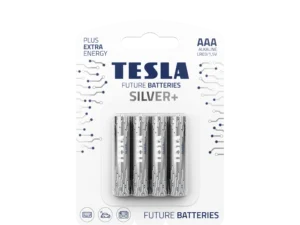 TESLA alkaline battery R3 (AAA) SILVER+ [4x120] 4 pcs