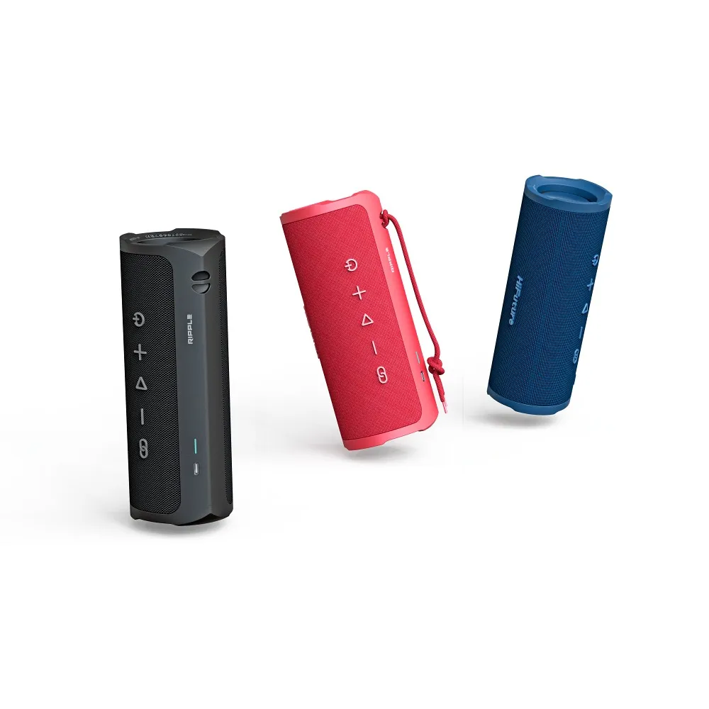HIFUTURE wireless speaker bluetooth RIPPLE ( 20W+10W ) red - Image 9