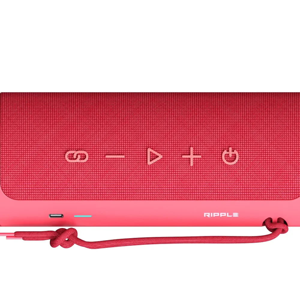 HIFUTURE wireless speaker bluetooth RIPPLE ( 20W+10W ) red - Image 3