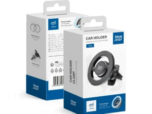 BLUE STAR CLAMP magnetic air vent holder compatible with MagSafe black