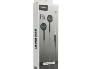 Wired earphones with micro Jack 3,5mm PA-E65 black