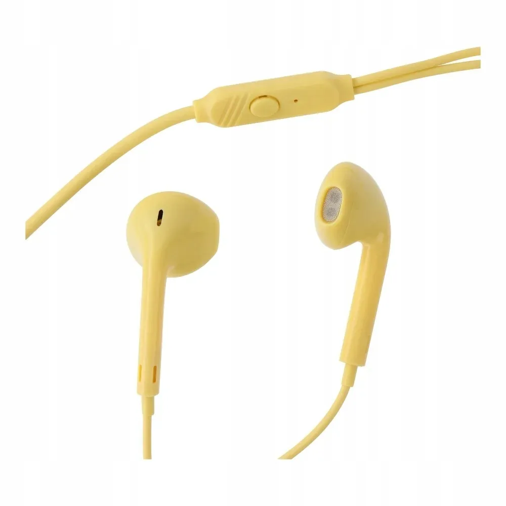 PAVAREAL wire earphone Jack 3,5 mm with microphone PA-E65 yellow - Image 3