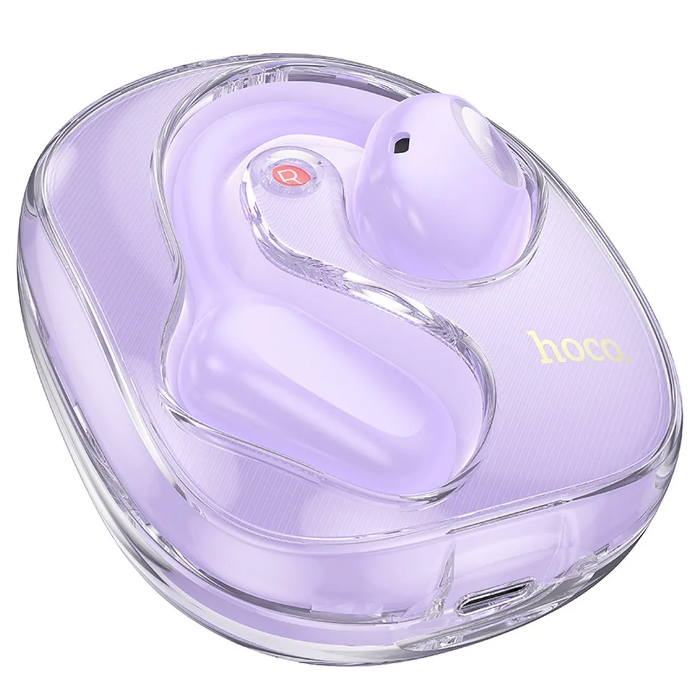 HOCO wireless earphones bluetooth TWS EA3 purple - Image 2