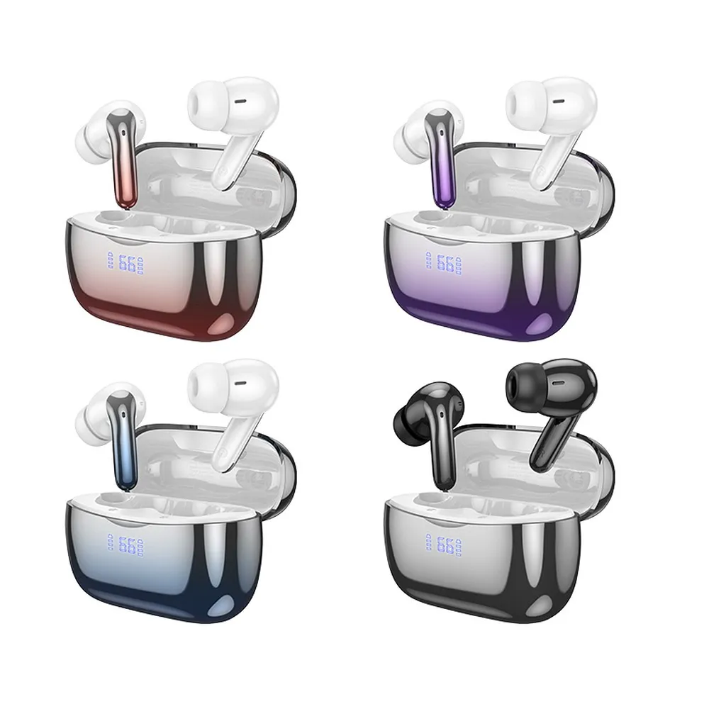 HOCO wireless earphones bluetooth TWS ANC ENC EQ16 purple glaze - Image 3