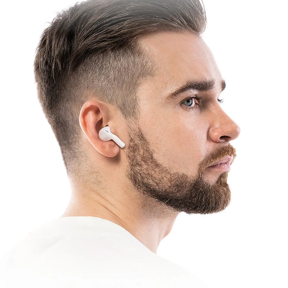 HOCO wireless earphones bluetooth TWS EW54 milky white - Image 3