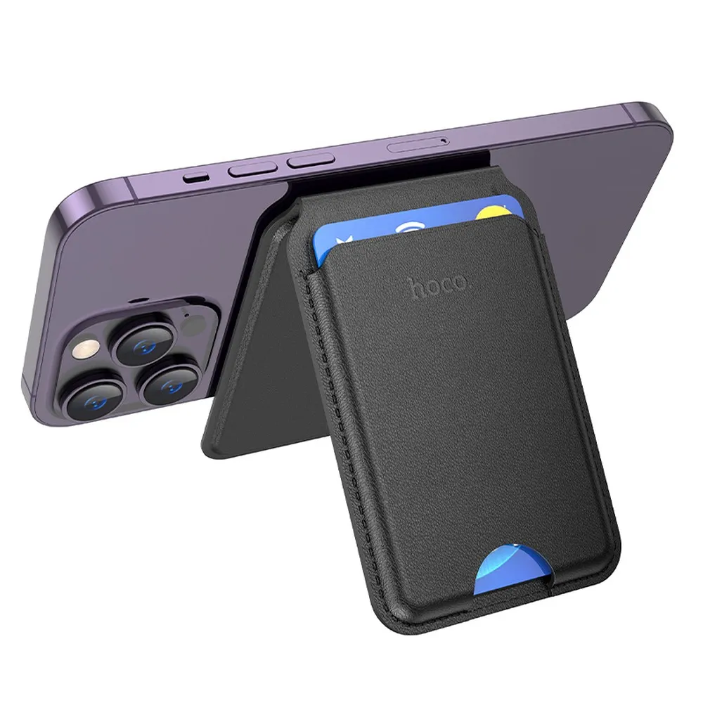 HOCO magnetic wallet compatible with MagSafe GT3 black - Image 4
