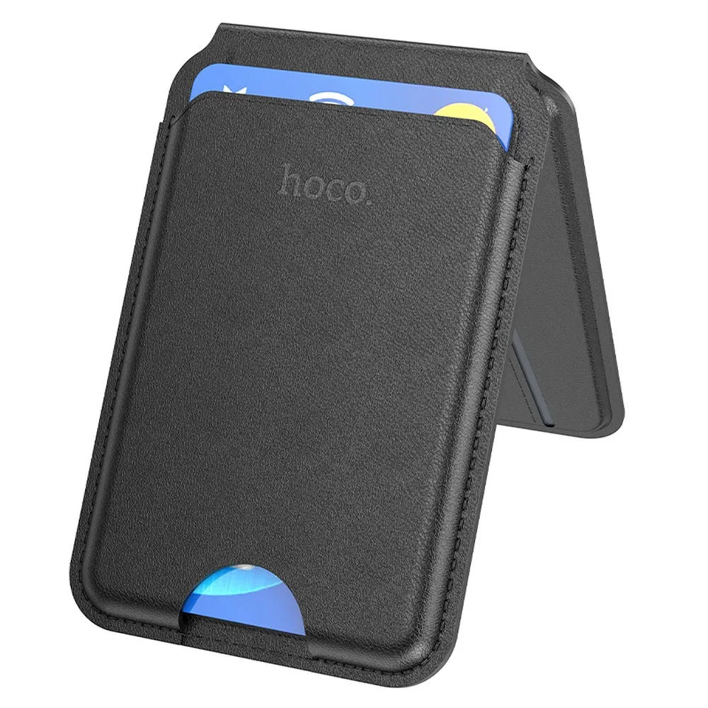 HOCO magnetic wallet compatible with MagSafe GT3 black - Image 3