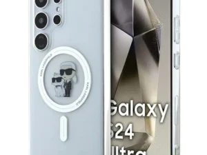 KARL LAGERFELD case for SAMSUNG S24 Ultra KLHMS24LHGKCNOT (MAGSAFE IML KC) transparent