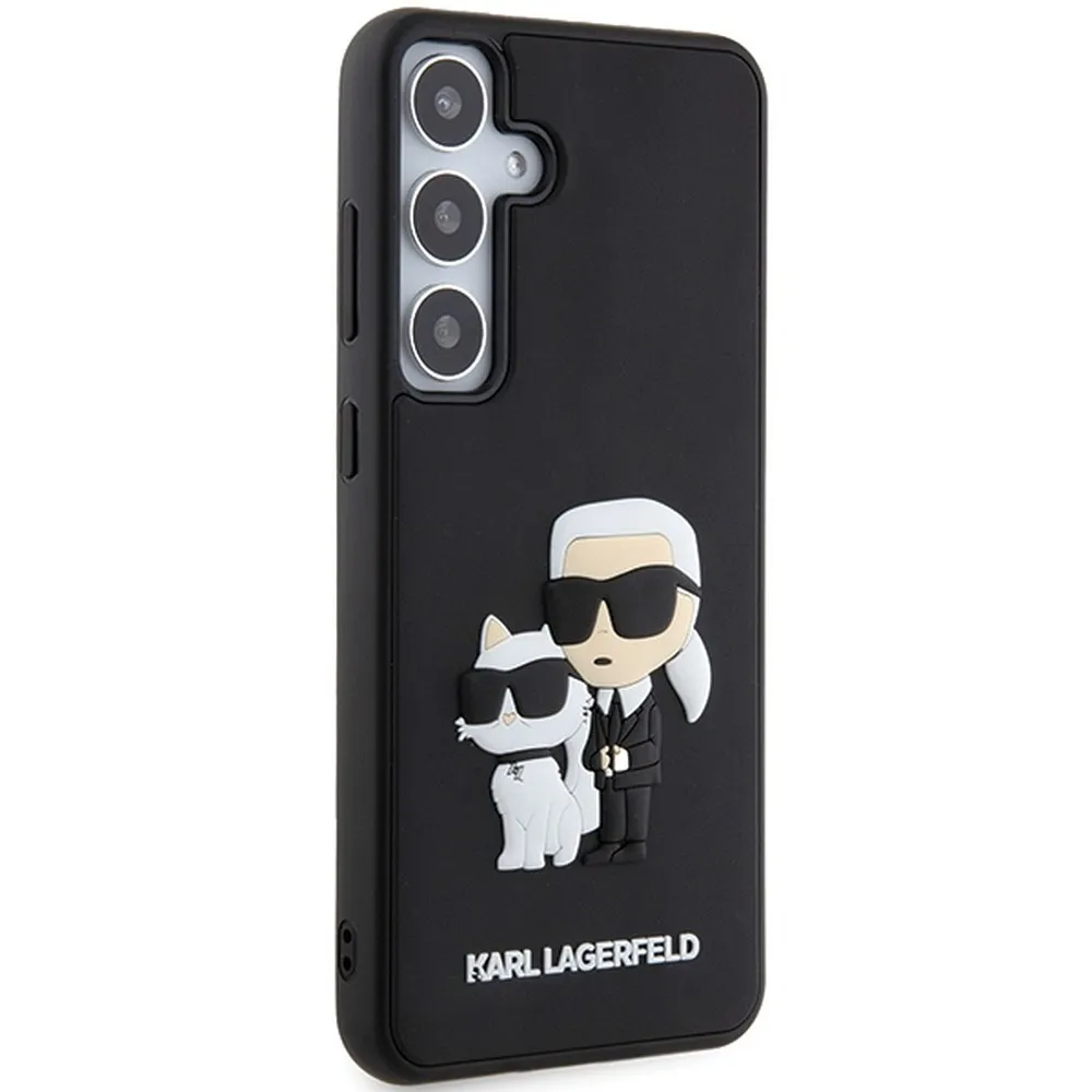 KARL LAGERFELD case for SAMSUNG S24 KLHCS24S3DRKCNK (3D RUBBER KC NFT) black - Image 5