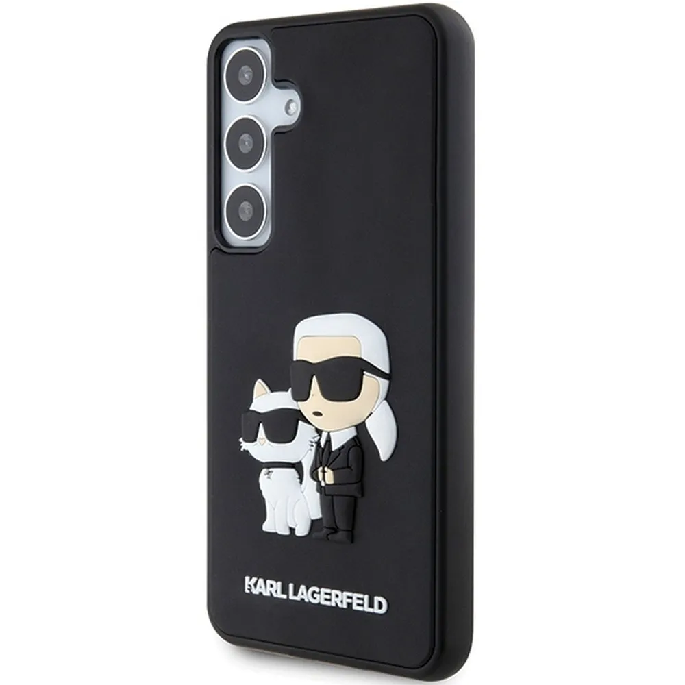 KARL LAGERFELD case for SAMSUNG S24 KLHCS24S3DRKCNK (3D RUBBER KC NFT) black - Image 7