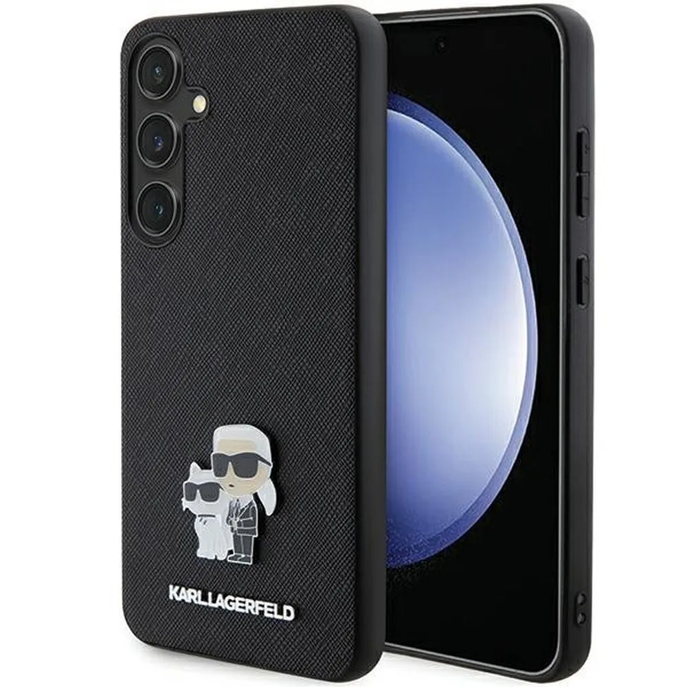 KARL LAGERFELD case for SAMSUNG S24 KLHCS24SPSAKCMPK (SAFFIANO KC PIN) black