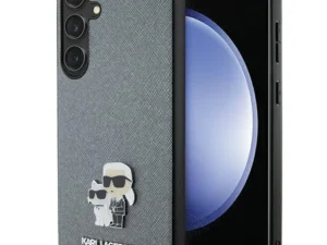 KARL LAGERFELD case for SAMSUNG S24 Plus KLHCS24MPSAKCMPG (SAFFIANO KC PIN) grey