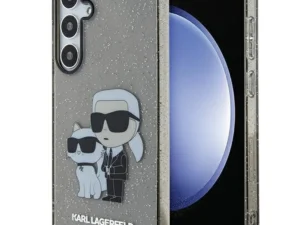 KARL LAGERFELD case for SAMSUNG S24 Plus KLHCS24MHNKCTGK (IML GLIT NFT K&C) black