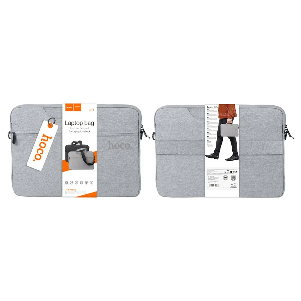 HOCO tablet / laptop / netbook bag 15,6" GT1 gray - 7. kép