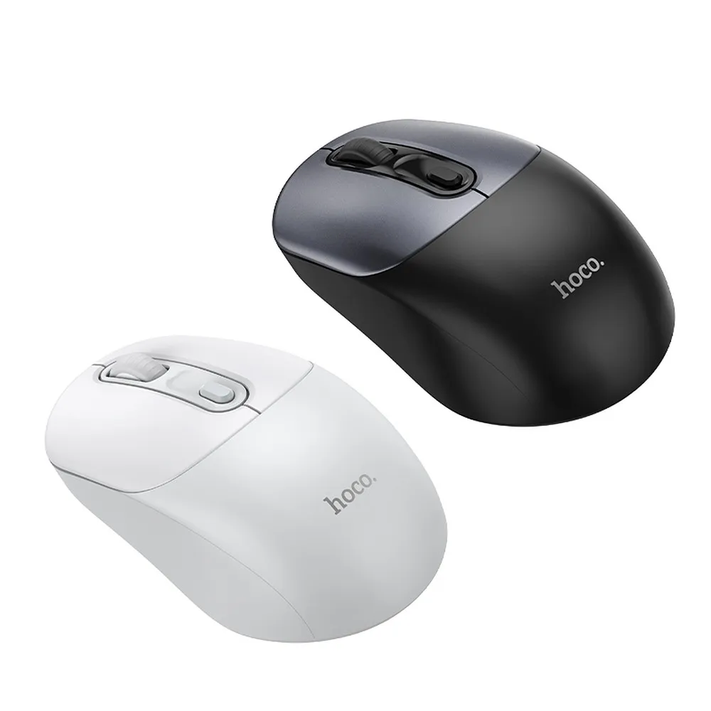 HOCO wireless computer mouse 2.4G GM28 white gray - Image 5