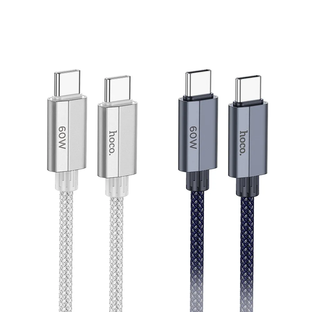 HOCO cable Type C to Type C PD QC3.0 3A 60W U134 1,2 m dark blue - Image 3