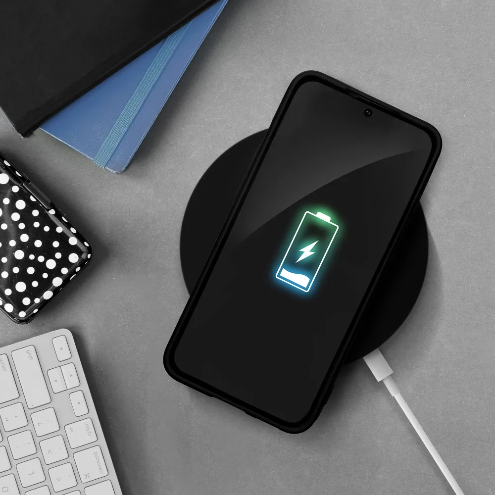 SILICONE case for SAMSUNG A55 5G black - Image 7