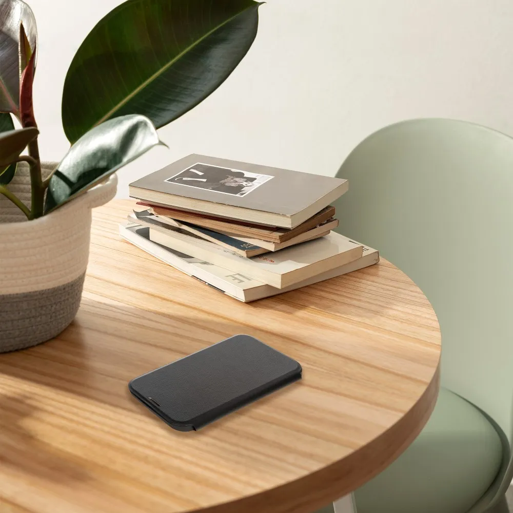 SMART MAG Book case compatible with MagSafe for IPHONE 15 black - Image 5