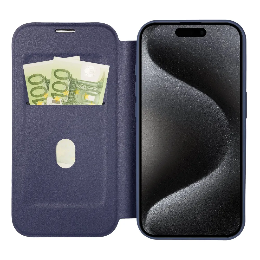 SMART MAG Book case compatible with MagSafe for IPHONE 15 blue - Image 3