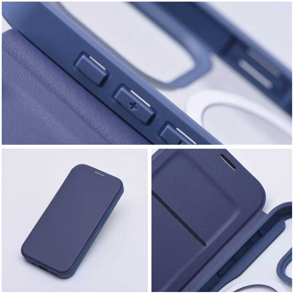 SSMART MAG Book case compatible with MagSafe for IPHONE 15 Pro blue - Image 7