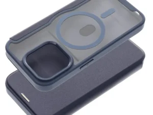 SMART MAG Book case compatible with MagSafe for IPHONE 15 Pro Max blue