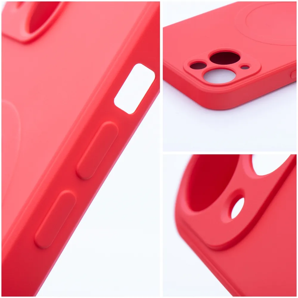 SILICONE MAG COVER case compatible with MagSafe for SAMSUNG S24 Ultra red - Image 10