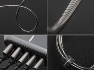 FORCELL F-ENERGY Metal C239 cable Type C to Type C PD QC4.0 5A 100W E-mark 1 m silver