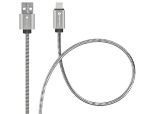 FORCELL F-ENERGY Metal C234 cable USB A to Type C QC3.0  2,4A 12W 1 m silver
