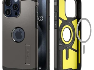 SPIGEN Tough Armor MAG compatible with MagSafe for IPHONE 15 PRO gunmetal