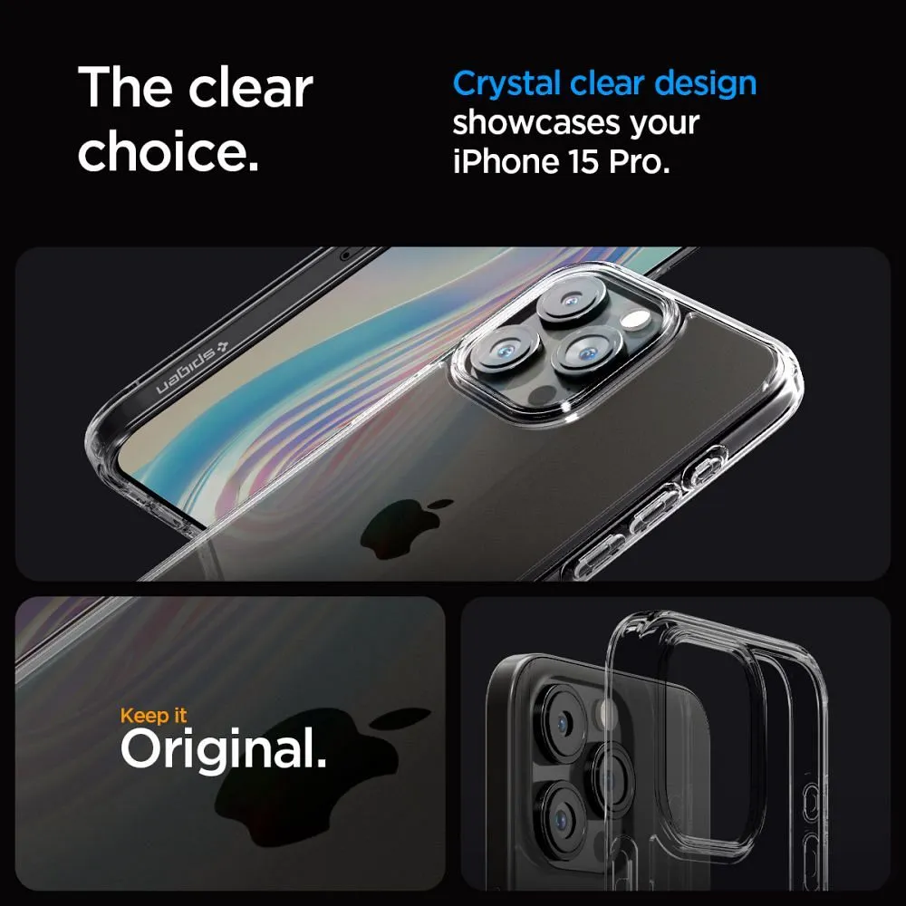 SPIGEN Ultra Hybrid for IPHONE 15 PRO space crystal - Image 10