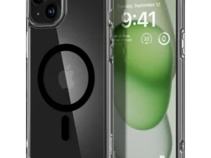 SPIGEN Ultra Hybrid Mag compatible with MagSafe for IPHONE 15 black